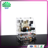 Clear Acrylic Displays Cosmetic Organiser with Drawers Lucite Makeup Stands