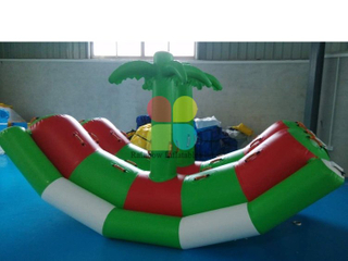 Customized inflatable water games for sale Coconut tree shape RB32062