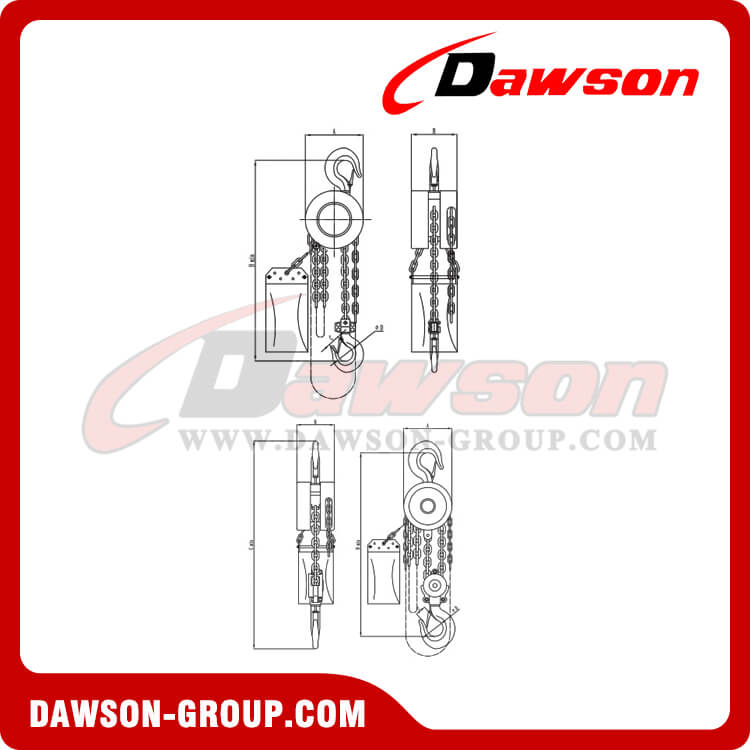 DSS-A タイプ ステンレス鋼チェーン ブロック - Dawson Group Ltd. - 中国サプライヤー、輸出者