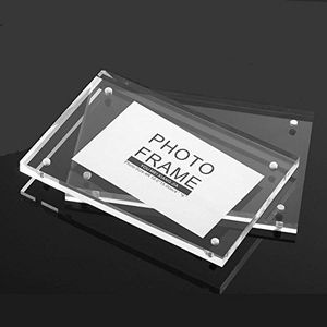Clear Acrylic Frameless Photo Pictures Frames Custom Available