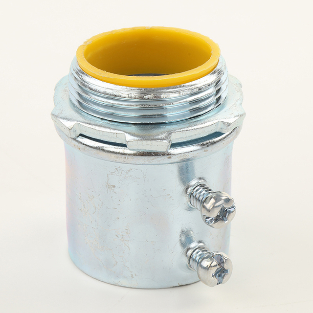 EMT Steel Conduit Connector Insulated Set Screw Es