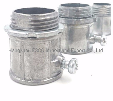 Connector for EMT Electrical Conduit Zinc, Al, Iron