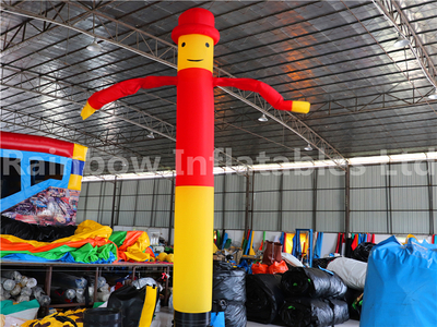 RB23042（4mh） Inflatables yellow and red Air Dancer for adv