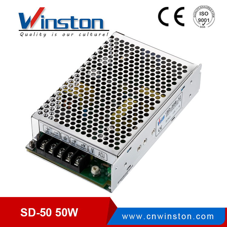 Winston SD-50W DC / DC convertidor 9-72vdc en un solo 50w estándar y fuente de alimentación