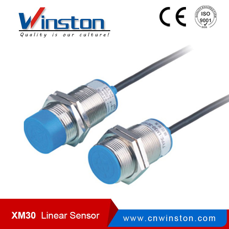 El interruptor del sensor de desplazamiento lineal XM30 del fabricante detecta metal