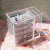 Large Clear Acrylic Display Box Stand Up Jewelry Display Box Lucite Jewelry Display