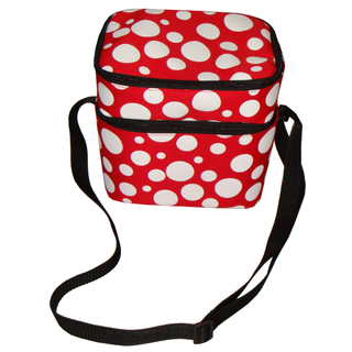 Lady Two Layer Shoulder Picnic Can Cooler Bag