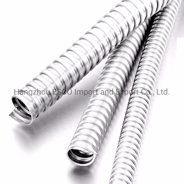 Gi Flexible Conduit Electrical Metal Flexible Corrugated Conduit for Wire Protection