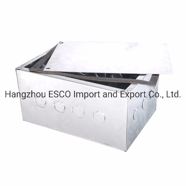 Junction Box for Chile Market with Cover and Rubber Gasket