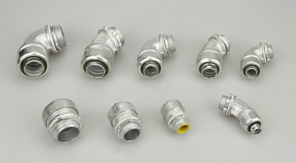 Liquid Tight Conduit Connector Malleable Iron with Grounding