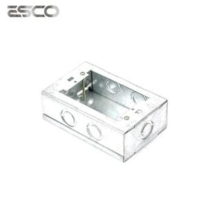 IEC 61386 Standard Steel Junction Box Chuqui Box Pregalvanized Caja Metalica
