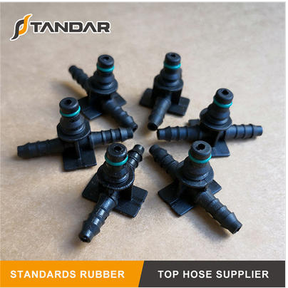 Conector de tubería de fugas