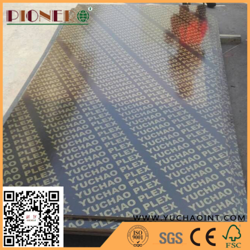 Waterproof Glue Brown Color Formwork Film Faced Plywood For Construction