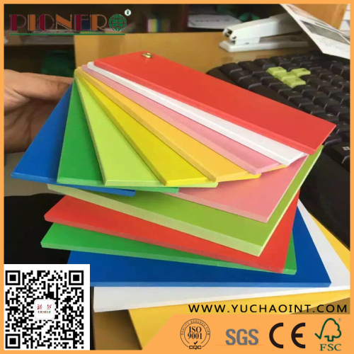 Colorful PVC Foam Board High Density Waterproof 
