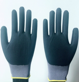 15G nylon + lycra with micro nitirle foamgloves