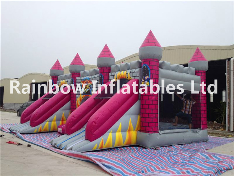 RB4028（6x8x4m）Inflatables Double Slides Funcity