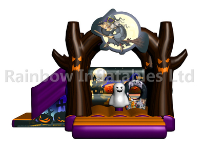RB03107（4.5x5x3.5m）Inflatable Halloween Witch combo for Kids new design