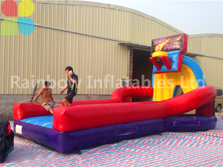RB91004(8.2x4.7x3.8m) Inflatable Basket Ball Sport Game For Outdoor Playground