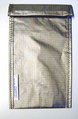 Microwave RF Shielded Pouch for Cell Phone Security