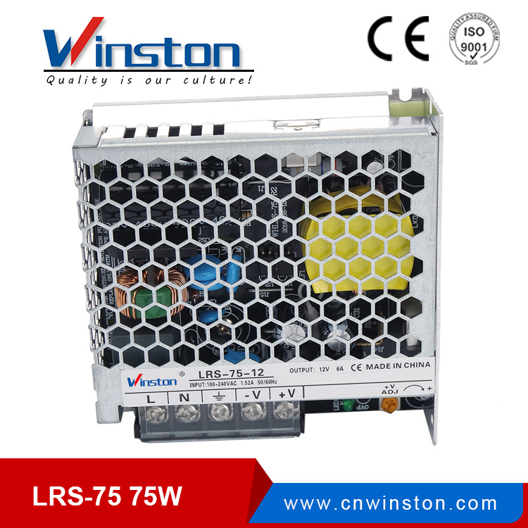 Winston LRS- 75W salida única smps 75w unidad de fuente de alimentación