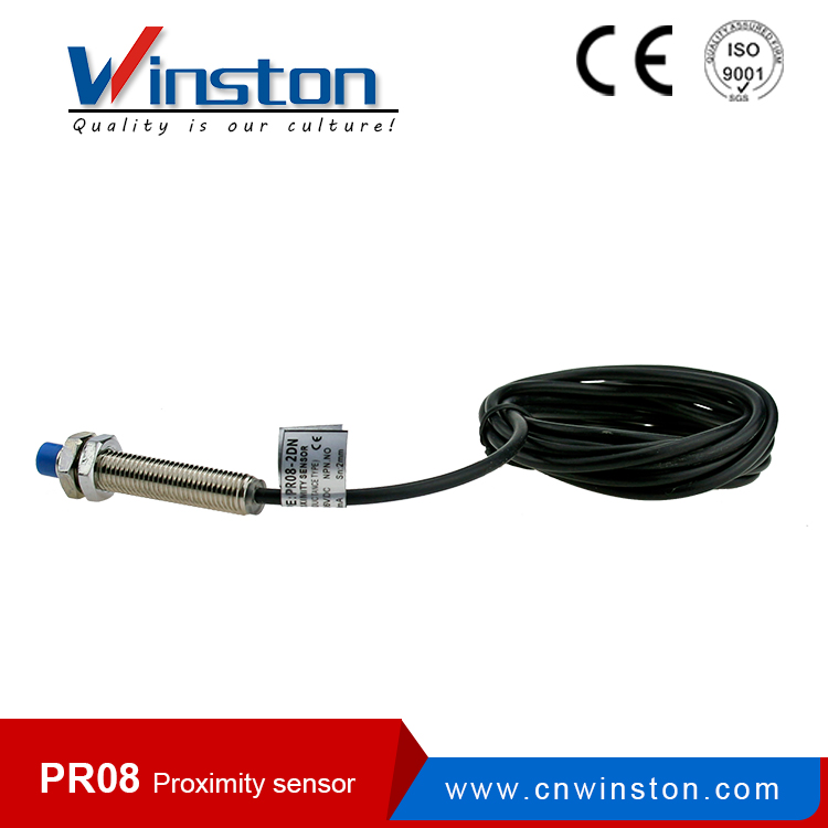 PR08 NPN PNP Flush Sensor de interruptor de proximidad de tipo conector sin descarga
