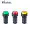 самоблокирующийся светодиодный кнопочный переключатель выпуклая головка кнопка красный зеленый желтый 22мм