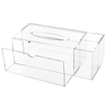 Popular Acrylic Tissue Box Hotel Tissue Drawer Organizers Drawer Box