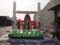 RB5062 （14x4m） Inflatable Commercial Kids Obstacle Course For Sale,Inflatable Castle Obstacle For Sale