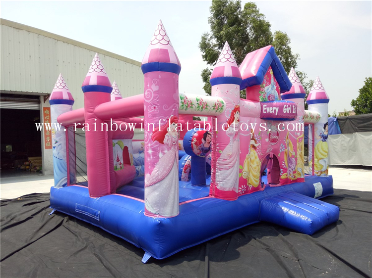 RB3059（ 6x5m ） Inflatables popular Pink PrincesBouncy Combo