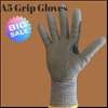 A6 Cut Resistance Gloves , Reinfoced PU Coated GLoves 
