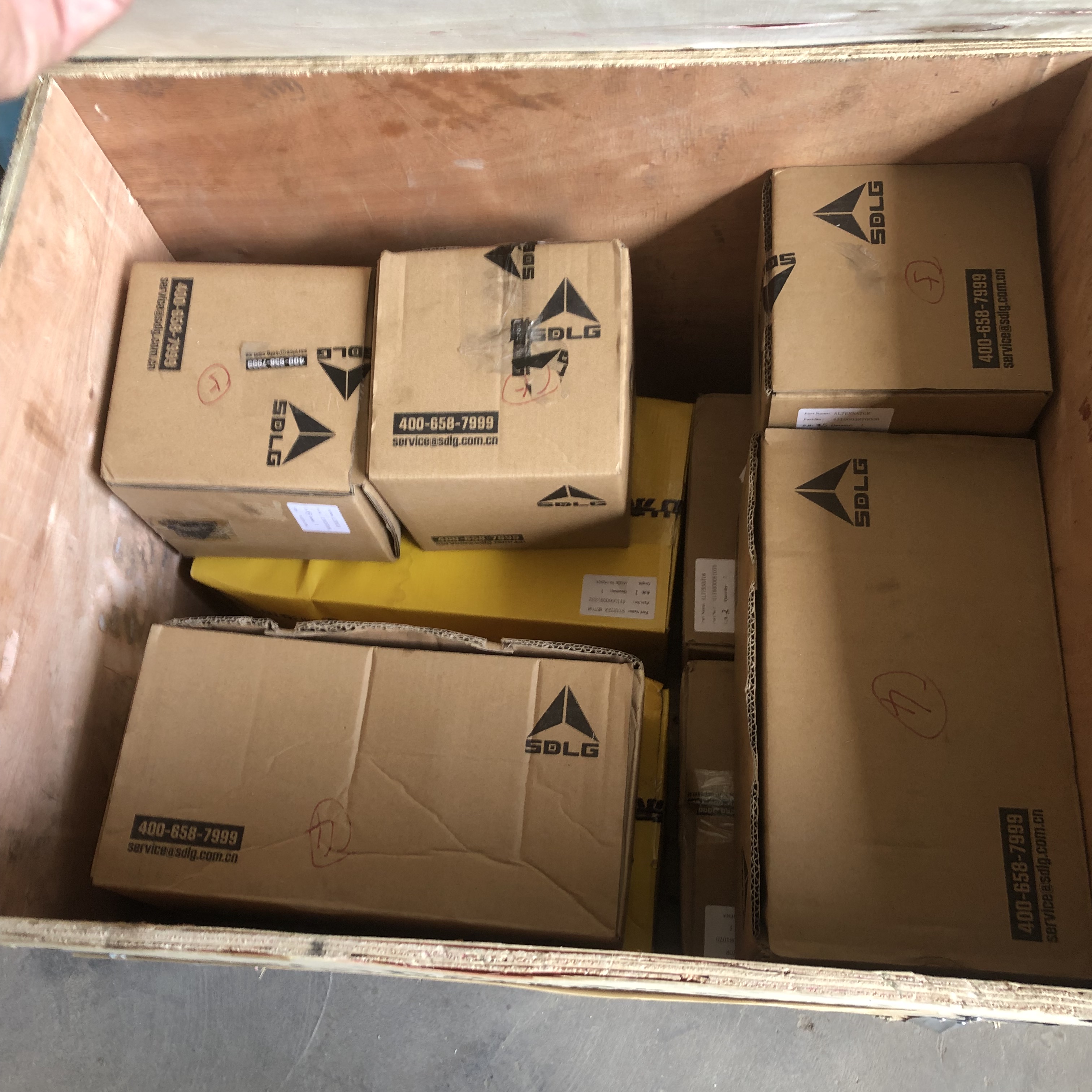 Customer ordered alterantor and starter FOR 6CT