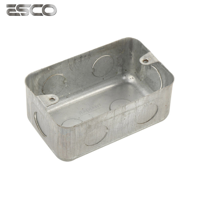 2"X4" Rectangular Steel Conduit Box 1-7/8" Deep