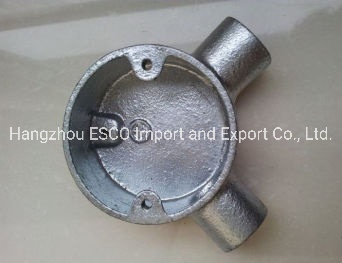 Gi Fittings Angle 2way Malleable Junction Conduit Box