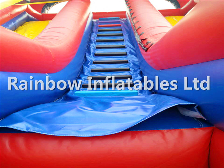 RB6099(8x5x6m) Inflatable Double chute Slide For Sale,Popular Slide For Kids