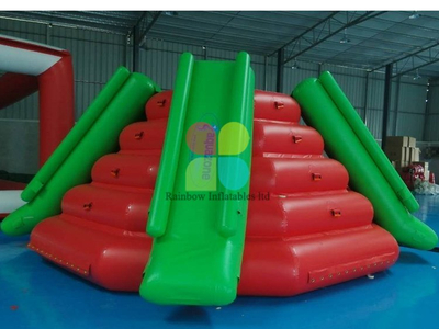 Inflatable water sports slide climbing game for sale RB32058