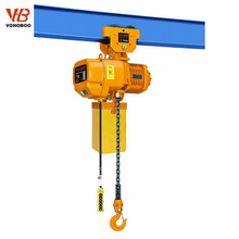 Electric Chain Hoist With Plain Trolley Used For Bridge Crane