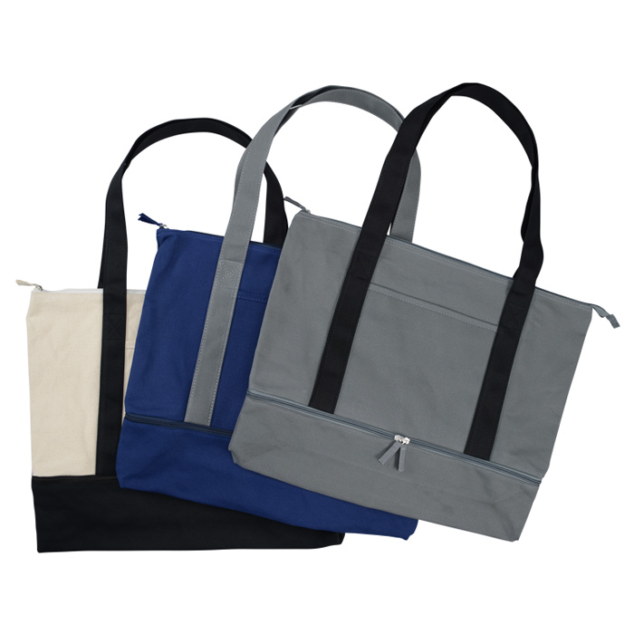 Customize Cotton Weekender Tote Embroidered logo 