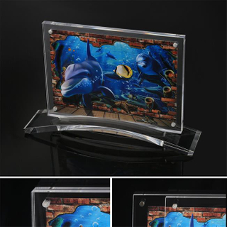 Wholesale Plastic Desktop Picture Holder Glass Love Photo Frames Mosaic Photo Frame