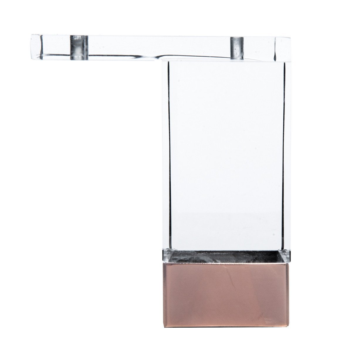 Modern 4 Inch Acrylic And Rose Gold Sofa Legs Dresser Leg Chrome Rose Gold Sofa Legs Dresser Leg Chrome
