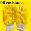 Olil Resistance gloves fully nitrile coated gloves , Knit Wrist 