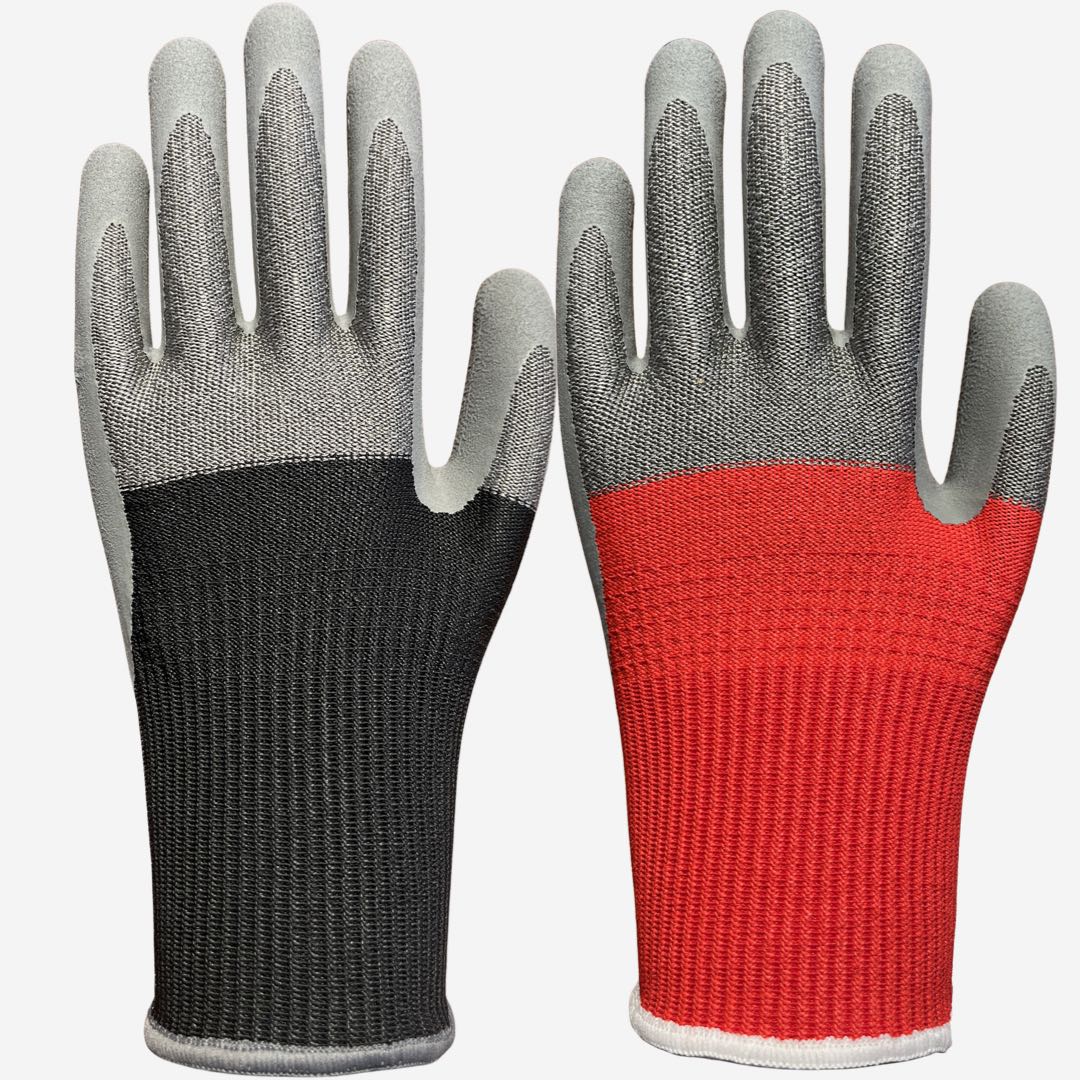 13 Gauge CUT RESISTANCE GLOVES CUT 5 LATEX COATED GLOVES 