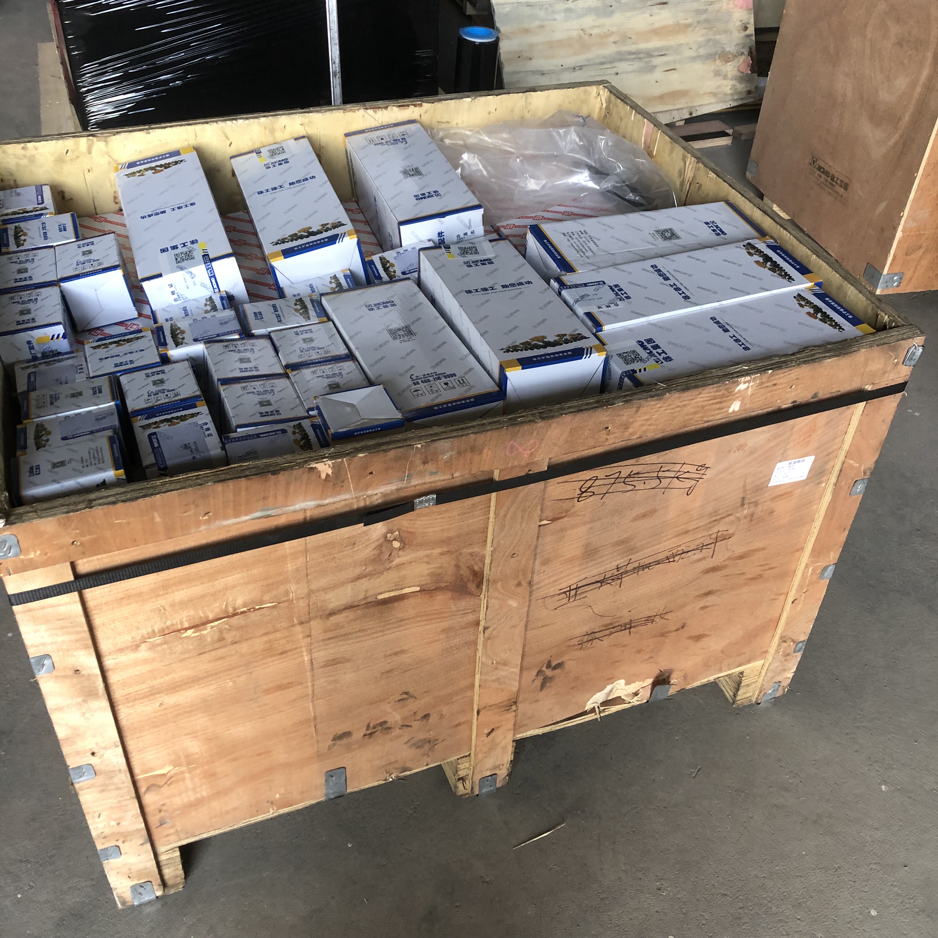 One Batch of XCMG parts ready for Delivery to Guatemala