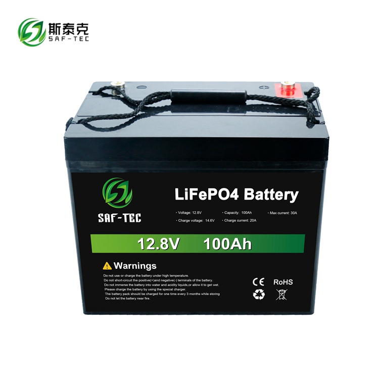 STC12-100S 12.8V 100AH Deep Cycle Battery Solar Batteries for Solar Systems LiFePO4 Battery
