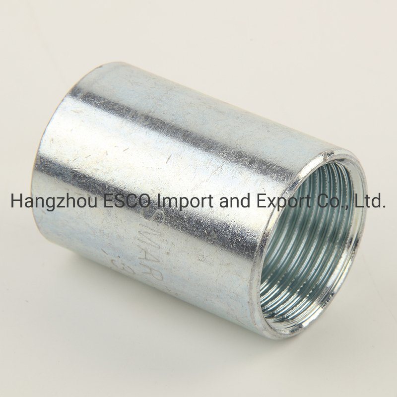 Galvanized Hot Dip Steel Conduit Fitting Coupling For Emtimc Conduit 8319