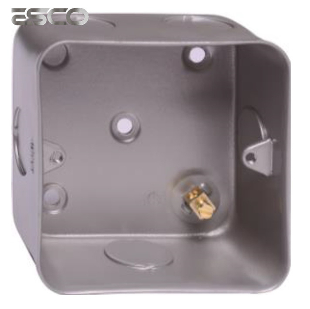 Customized Standard Grounding Switch Box Electric Socket Metal Cald