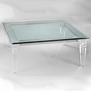High Quality Plexiglass Coffee Table Chinese Crystal Table Acrylic Living Room Tea Table