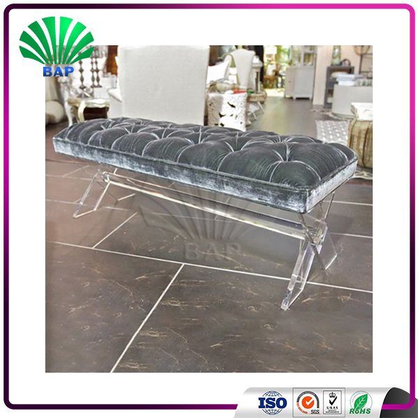 Acrylic Furniture Legs Bench for Home And Commercial 