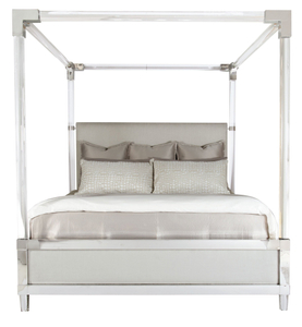 2017 Best Selling Plexiglass King Size Bed Metal Bed Frame