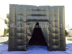 RB03021（7x5m） Inflatable Black Cube Tent For Advertising Party