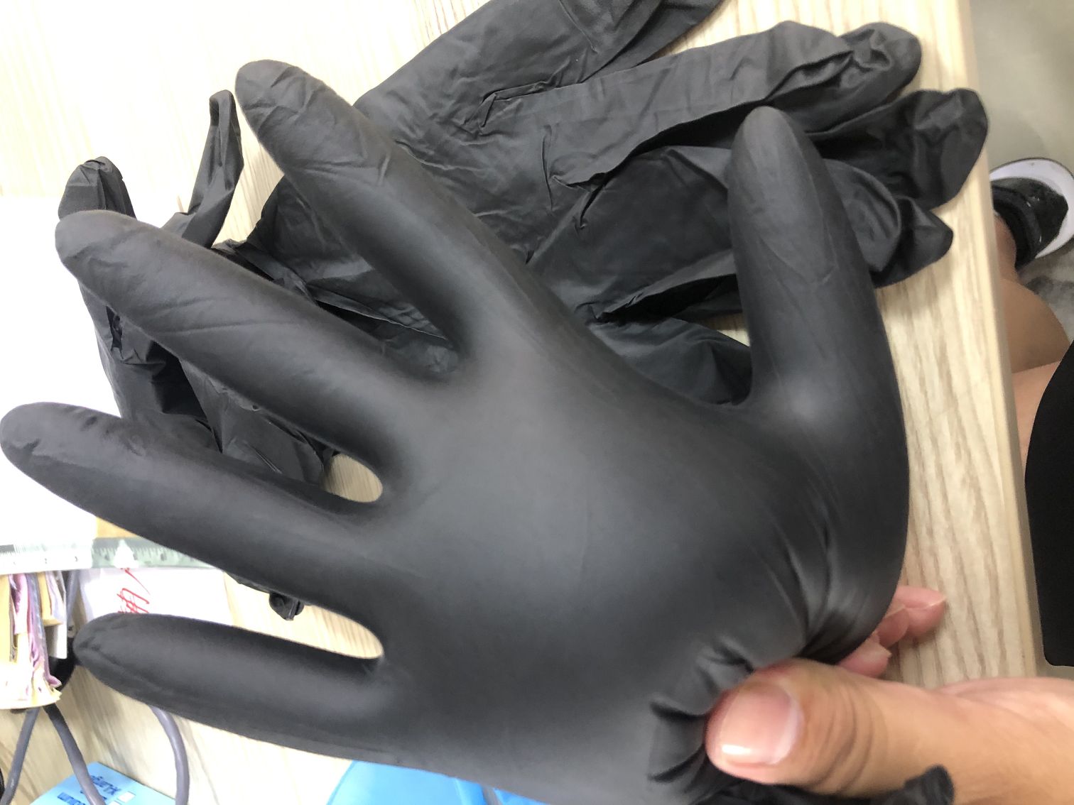 Industrial Nitrile Disposable Gloves,Powder Free, Food Grade Gloves,Latex Free, Box/100